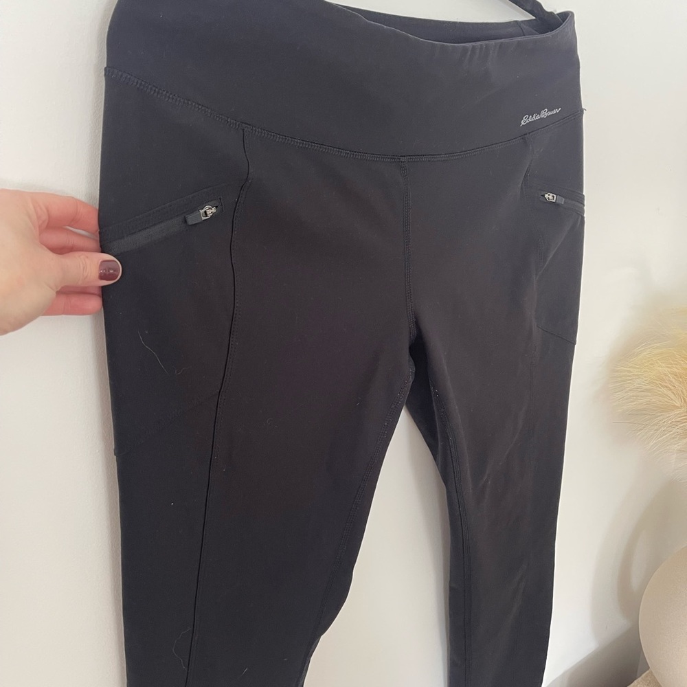 Eddie Bauer Charcoal Lined Leggings